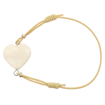 pulsera elstica corazn 